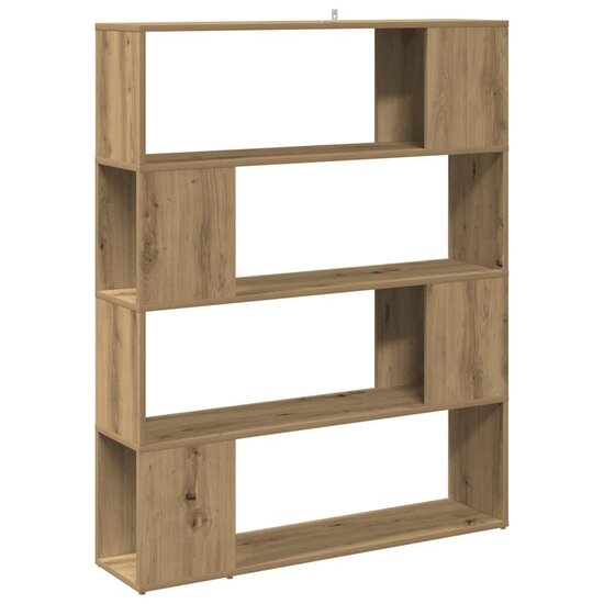 Boekenkast/Kamerscherm 100X24X124,5 Cm Artisanaal Eikenkleur artisanaal eikenkleurig