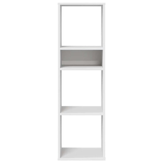 Boekenkast 34x31x112 cm bewerkt hout wit