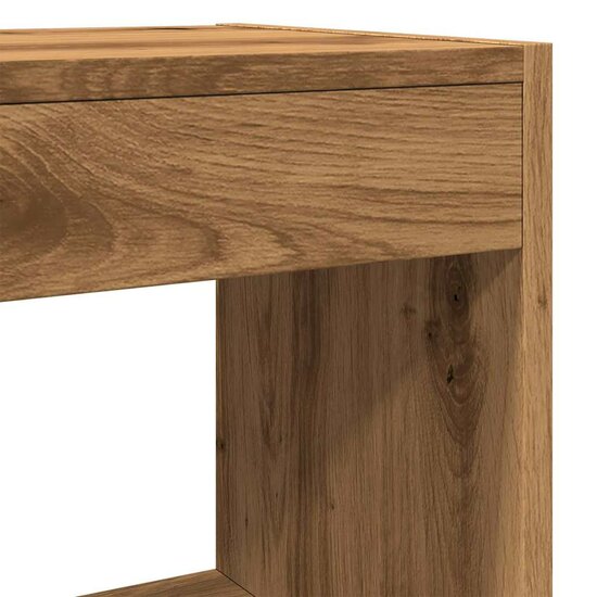 Boekenkast/Kamerscherm 80X30X72 Cm Artisanaal Eikenkleur artisanaal eikenkleurig