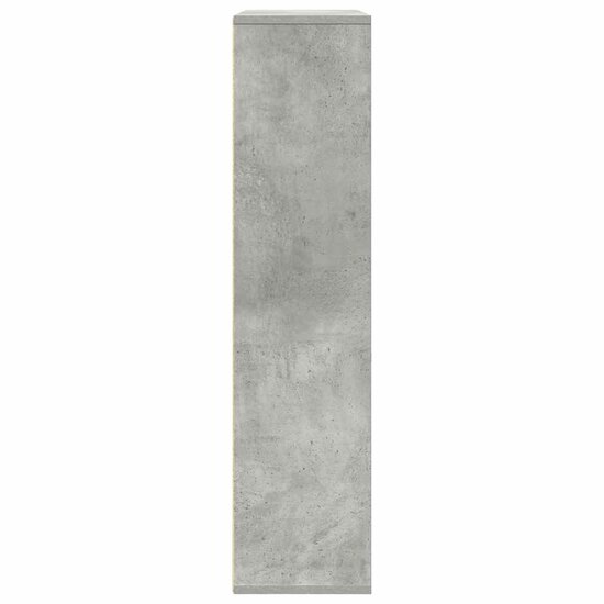 Boekenkast 89X24X101,5 Cm Bewerkt Hout Betongrijs 89 cm 101.5 cm