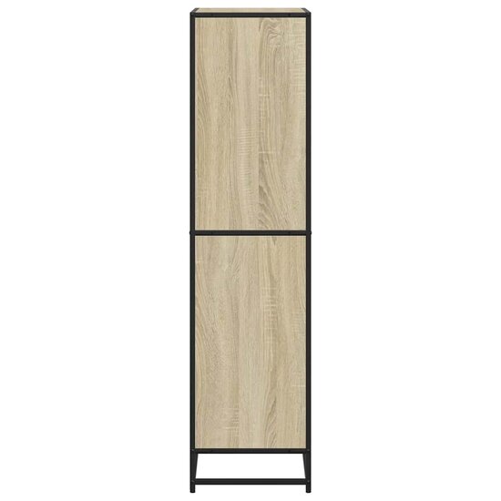 Boekenkast 60X35X Bewerkt Hout Kleurig Sonoma Eiken 60 cm 139 cm