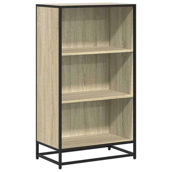 Boekenkast 60X35X107,5 Cm Bewerkt Hout Kleurig Sonoma Eiken 60 cm 107.5 cm