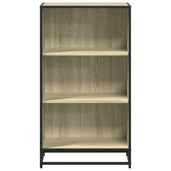 Boekenkast 60X35X107,5 Cm Bewerkt Hout Kleurig Sonoma Eiken 60 cm 107.5 cm