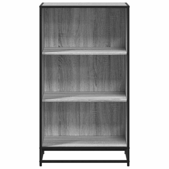Boekenkast 60X35X107,5 Cm Bewerkt Hout Eikenkleur Grijs Sonoma 60 cm 107.5 cm