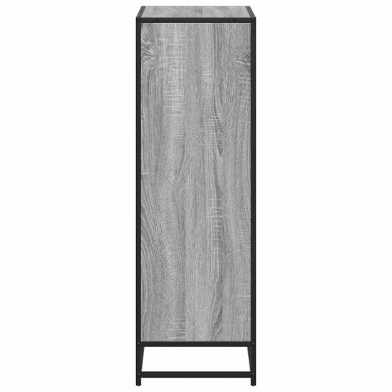 Boekenkast 60X35X107,5 Cm Bewerkt Hout Eikenkleur Grijs Sonoma 60 cm 107.5 cm