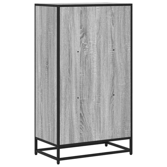 Boekenkast 60X35X107,5 Cm Bewerkt Hout Eikenkleur Grijs Sonoma 60 cm 107.5 cm