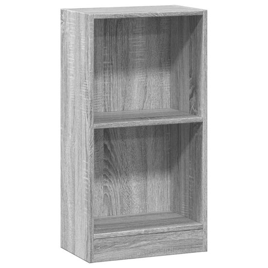 Boekenkast 40X24X Bewerkt Hout Eikenkleurig Grijs Sonoma 40 cm 76 cm