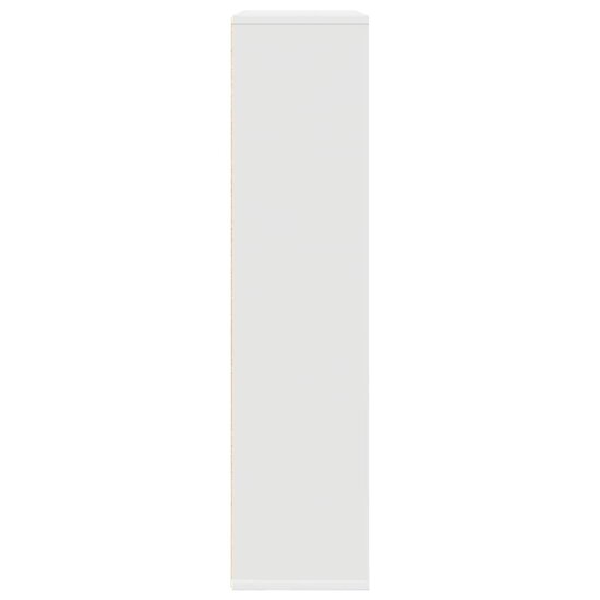 Boekenkast 89x24x101,5 cm bewerkt hout wit