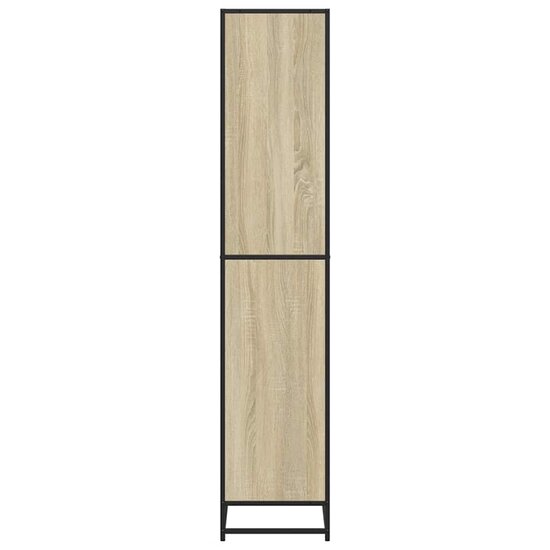 Boekenkast 80,5X35X170,5 Cm Bewerkt Hout Kleurig Sonoma Eiken 80.5 cm 170.5 cm