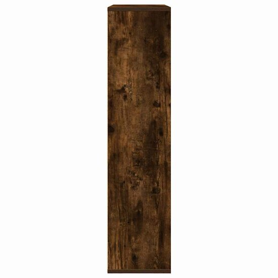 Boekenkast 89X24X101,5 Cm Bewerkt Hout Kleurig Gerookt Eiken 89 cm 101.5 cm