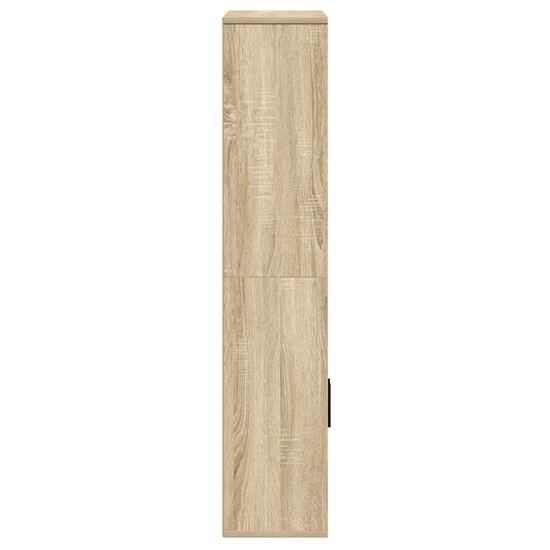 Boekenkast 60X24X Bewerkt Hout Kleurig 120 cm Sonoma eiken