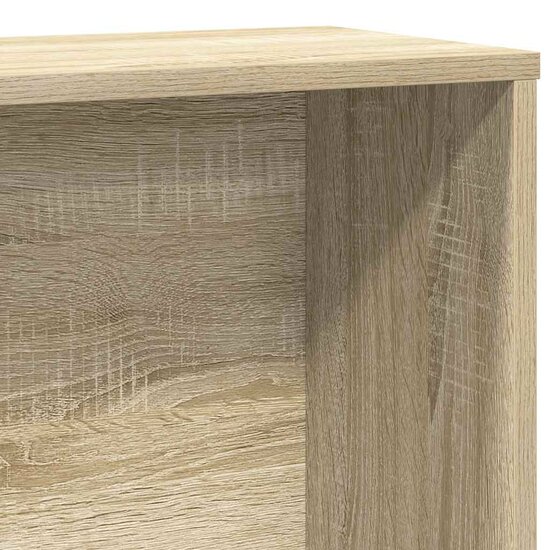 Boekenkast 60X24X Bewerkt Hout Kleurig 120 cm Sonoma eiken