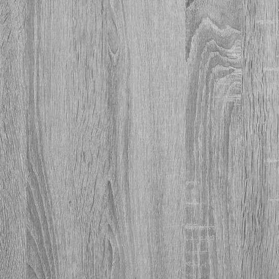 Boekenkast 60X24X76,5 Cm Bewerkt Hout Eikenkleurig Grijs Sonoma 60 cm 76.5 cm