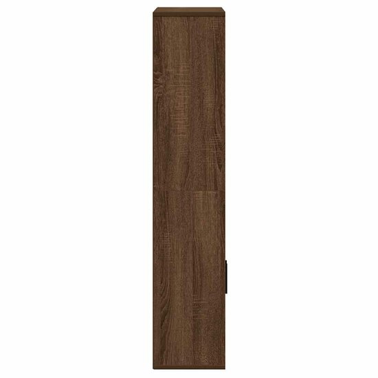Boekenkast 60X24X Bewerkt Hout Ig 120 cm bruin eikenkleur