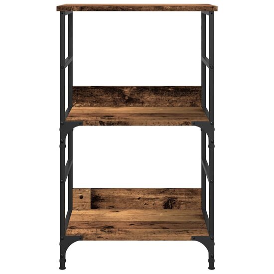 Boekenkast 50X33X Bewerkt Hout Kleurig 82 cm Oud hout