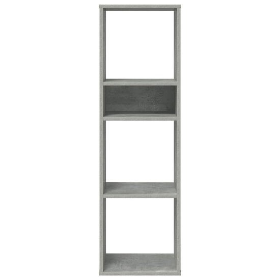 Boekenkast Bewerkt Hout 34 x 31 x 112 cm Betongrijs