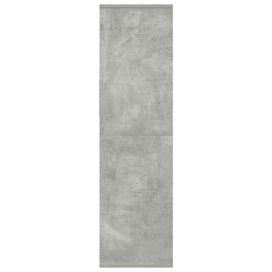 Boekenkast Bewerkt Hout 34 x 31 x 112 cm Betongrijs