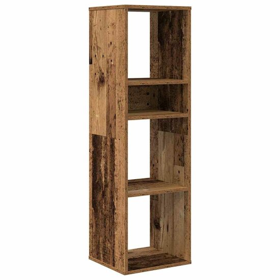 Boekenkast Bewerkt Hout Kleurig 34 x 31 x 112 cm Oud hout