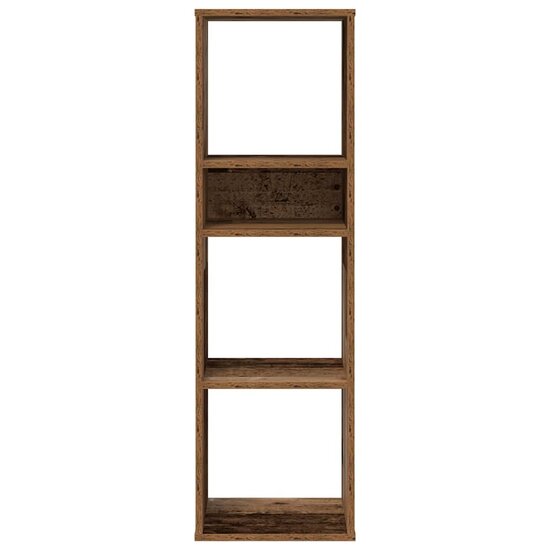 Boekenkast Bewerkt Hout Kleurig 34 x 31 x 112 cm Oud hout