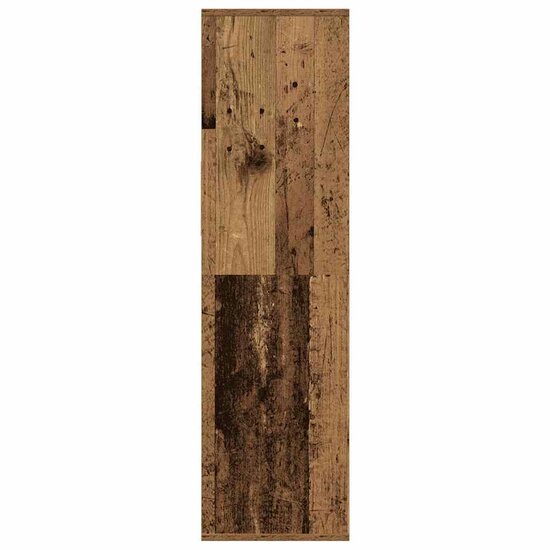 Boekenkast Bewerkt Hout Kleurig 34 x 31 x 112 cm Oud hout