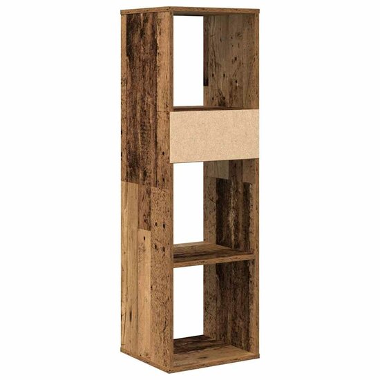 Boekenkast Bewerkt Hout Kleurig 34 x 31 x 112 cm Oud hout