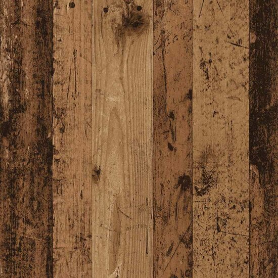 Boekenkast Bewerkt Hout Kleurig 34 x 31 x 112 cm Oud hout