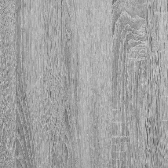 Boekenkast 80,5X35X170,5 Cm Bewerkt Hout Eiken Grijs Sonoma 80.5 cm 170.5 cm