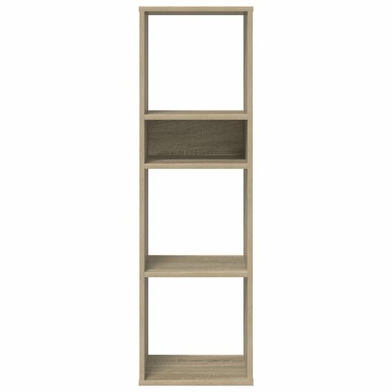 Boekenkast Bewerkt Hout Kleurig 34 x 31 x 112 cm Sonoma eiken