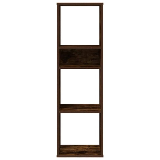 Boekenkast Bewerkt Hout Kleurig 34 x 31 x 112 cm Gerookt eiken