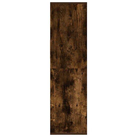 Boekenkast Bewerkt Hout Kleurig 34 x 31 x 112 cm Gerookt eiken
