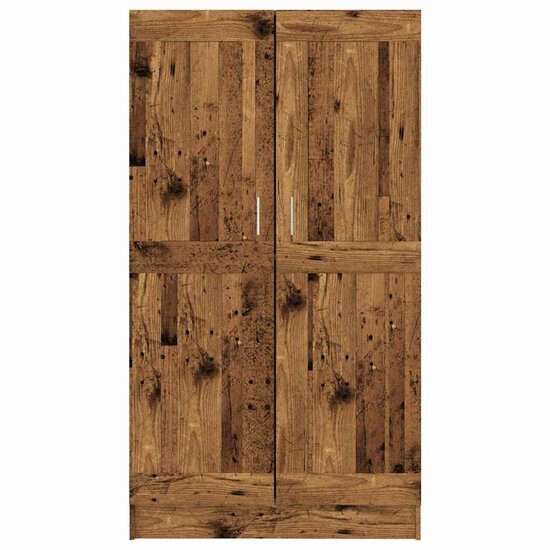 Boekenkast 82,5X30,5X Bewerkt Hout Kleurig 150 cm Oud hout