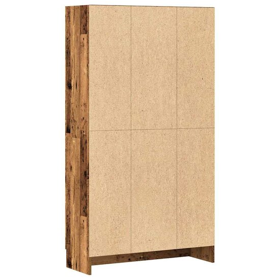 Boekenkast 82,5X30,5X Bewerkt Hout Kleurig 150 cm Oud hout