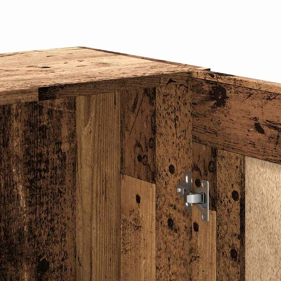 Boekenkast 82,5X30,5X Bewerkt Hout Kleurig 150 cm Oud hout