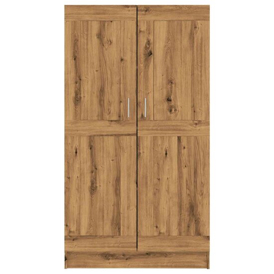 Boekenkast 82,5X30,5X Bewerkt Hout Artisanaal Eikenkleur 150 cm artisian oak