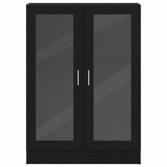 Boekenkast 82,5X30,5X Spaanplaat Kleurig 115 cm Zwart eiken