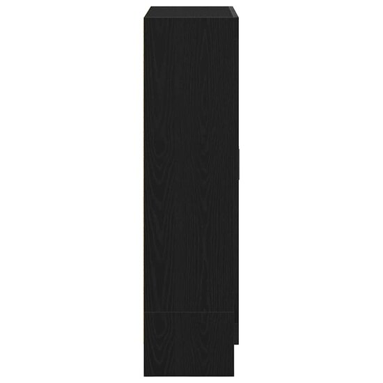 Boekenkast 82,5X30,5X Spaanplaat Kleurig 115 cm Zwart eiken