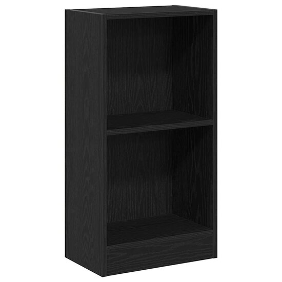 Boekenkast 40X24X Spaanplaat Kleurig Zwart Eiken 40 cm 76 cm
