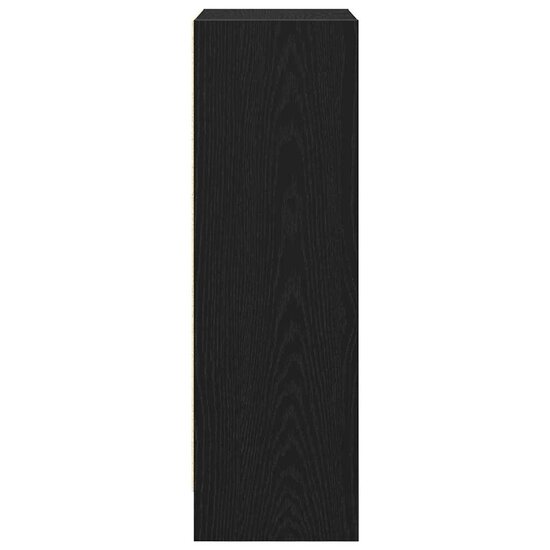 Boekenkast 40X24X Spaanplaat Kleurig Zwart Eiken 40 cm 76 cm