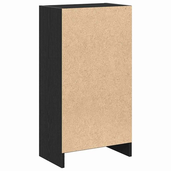 Boekenkast 40X24X Spaanplaat Kleurig Zwart Eiken 40 cm 76 cm