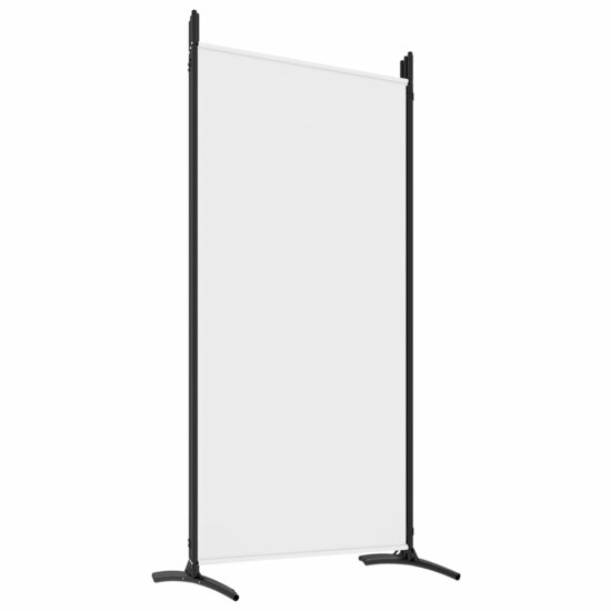 Kamerscherm met 6 panelen 520x180 cm stof wit
