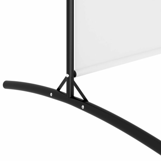 Kamerscherm met 6 panelen 520x180 cm stof wit