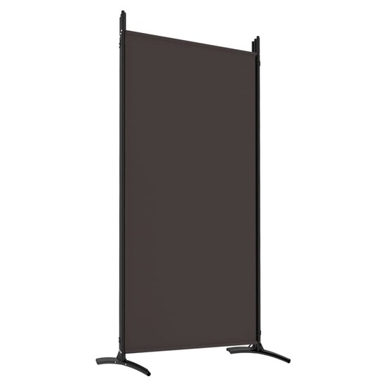 Kamerscherm met 6 panelen 520x180 cm stof bruin