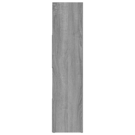 Boekenkast/Kamerscherm 105X24X102 Cm Eikenkleurig Grijs sonoma