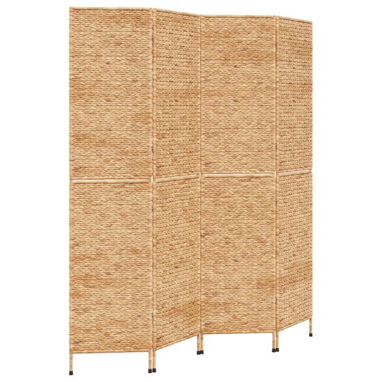 Kamerscherm met 4 panelen 163x180 cm waterhyacint