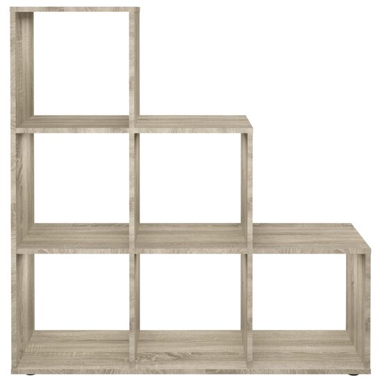 Fmd Kamerverdeler Met 6 Vakken 104,3X32,6X106,5 Cm Kleurig Zandeiken