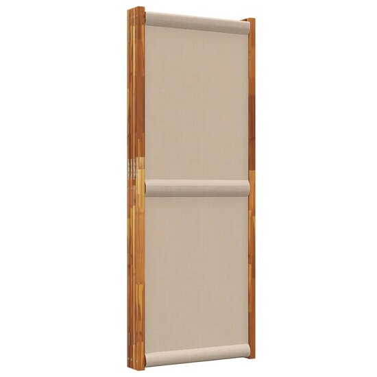 Kamerscherm Met 4 Panelen 280 x 180 cm Taupe