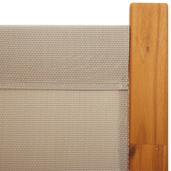 Kamerscherm Met 4 Panelen 280 x 180 cm Taupe
