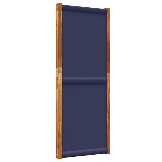 Kamerscherm Met 3 Panelen 210 x 180 cm Donkerblauw