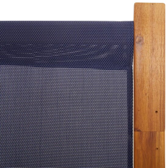 Kamerscherm Met 3 Panelen 210 x 180 cm Donkerblauw