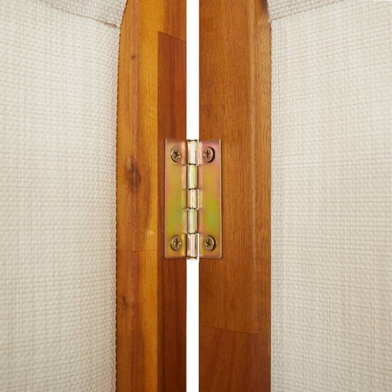 Kamerscherm Met 4 Panelen 280 x 180 cm Lichtgrijs